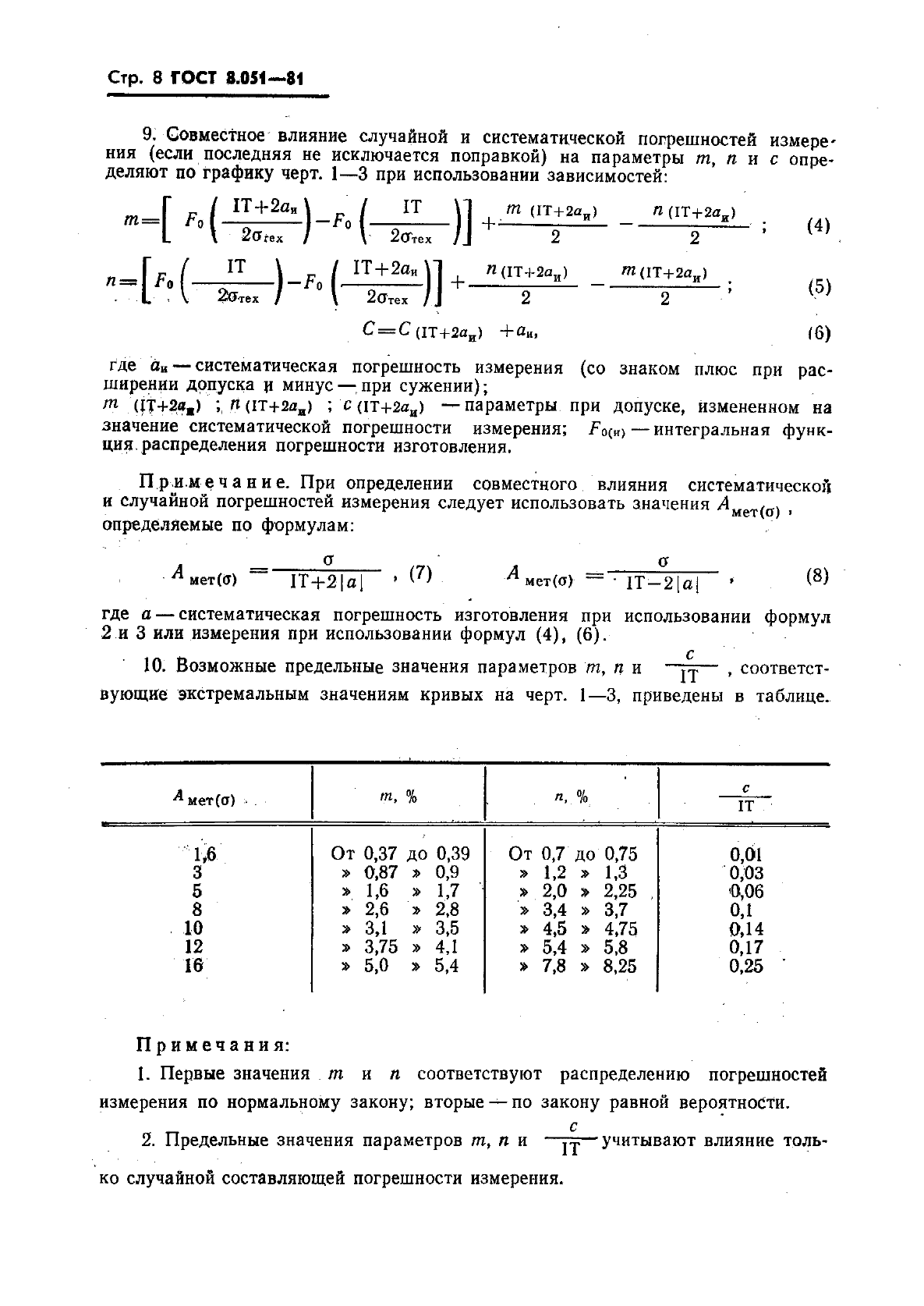 ГОСТ 8.051-81,  9.