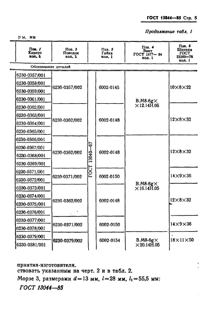  13044-85,  8.