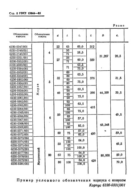 ГОСТ 13044-85,  11.