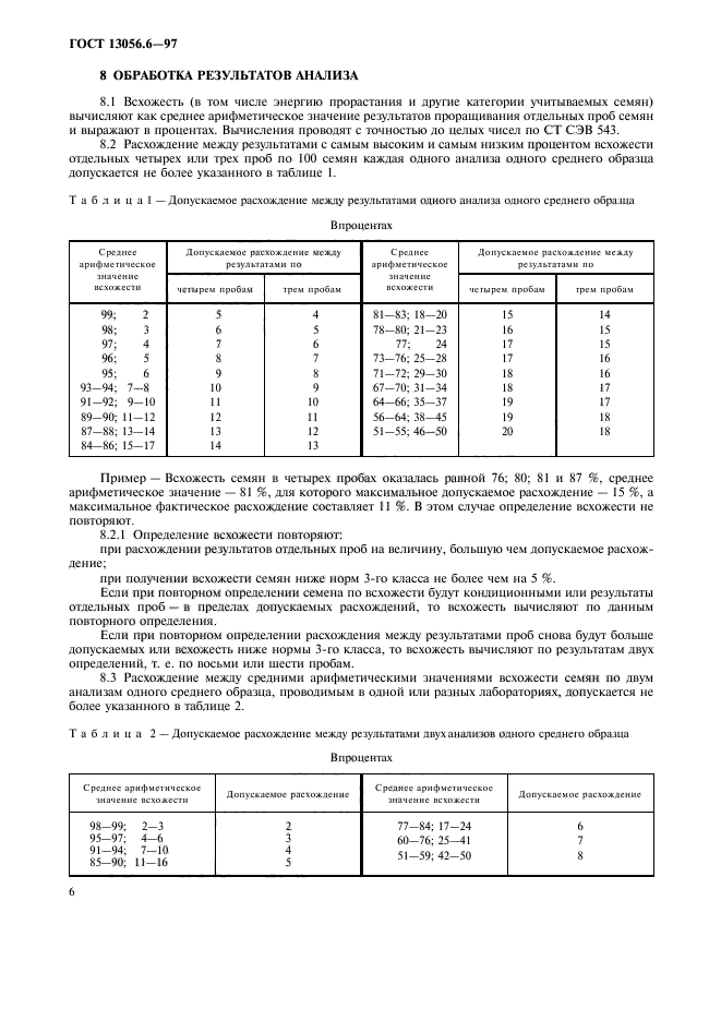 ГОСТ 13056.6-97,  9.