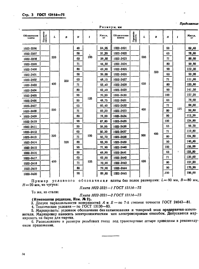 ГОСТ 13114-75,  3.