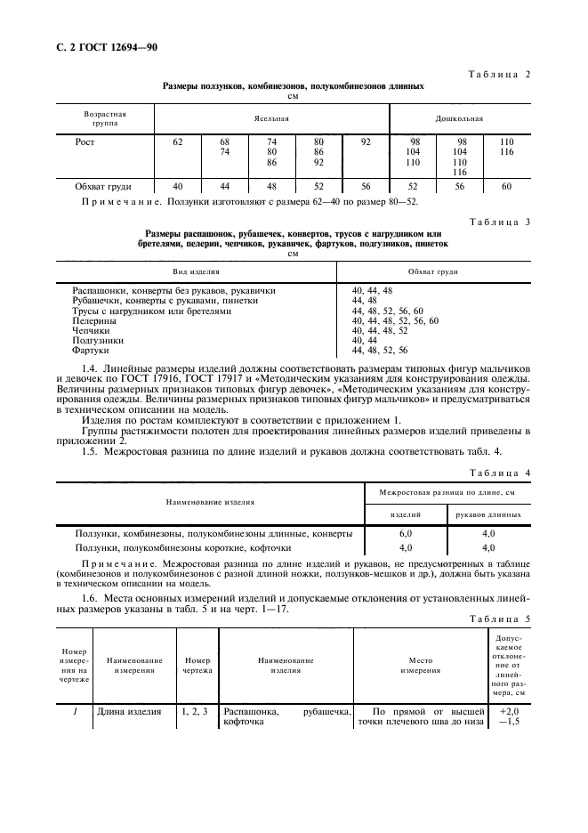 ГОСТ 12694-90,  3.