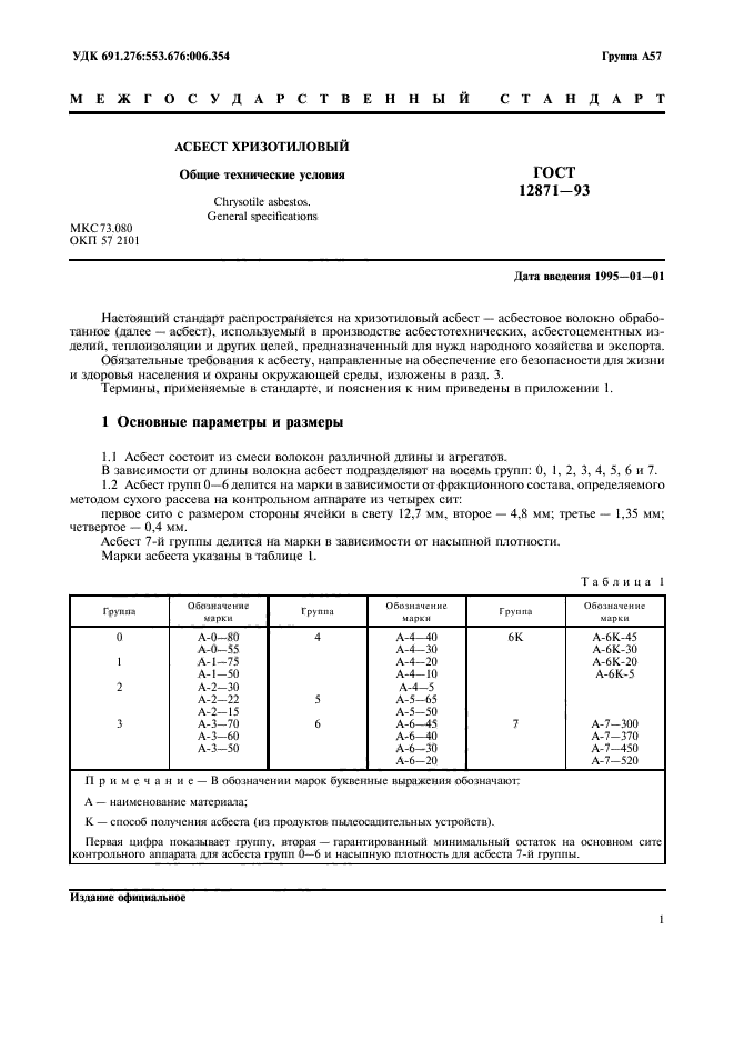 ГОСТ 12871-93,  3.