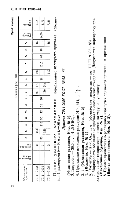 ГОСТ 12938-67,  3.