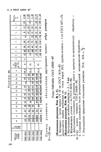 ГОСТ 12959-67,  2.