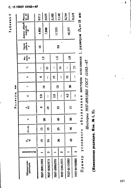 ГОСТ 13162-67,  15.