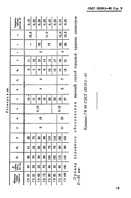 ГОСТ 13219.3-81,  3.