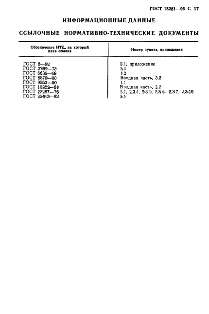 ГОСТ 13281-93,  19.