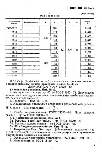 ГОСТ 13428-68,  4.