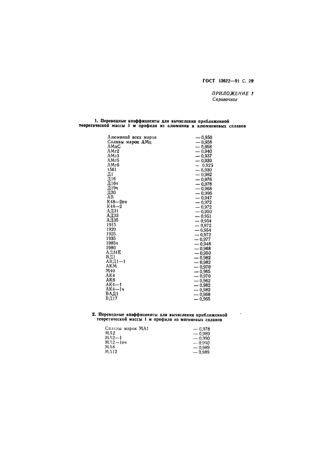 ГОСТ 13622-91,  30.