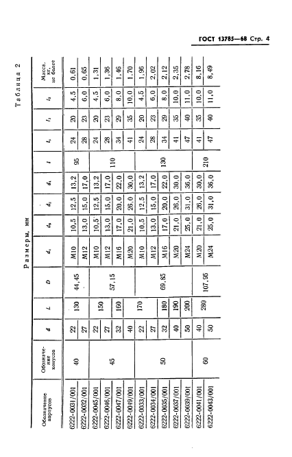 ГОСТ 13785-68,  5.