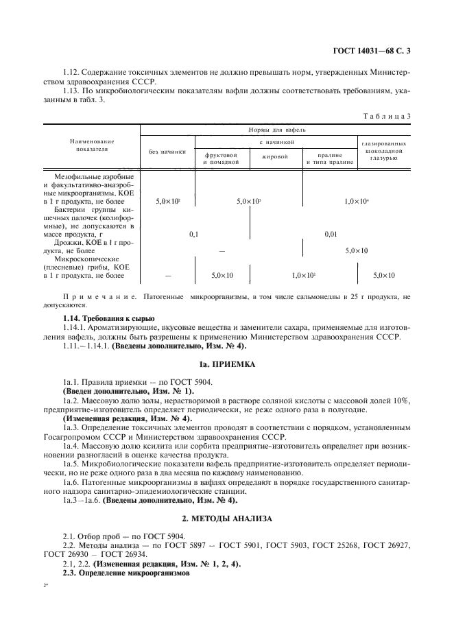 ГОСТ 14031-68,  4.