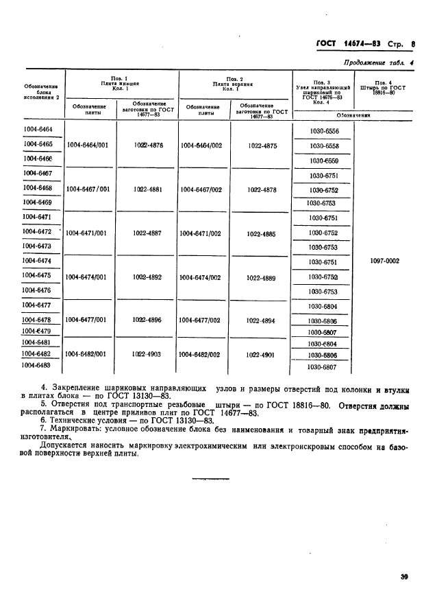 ГОСТ 14674-83,  9.