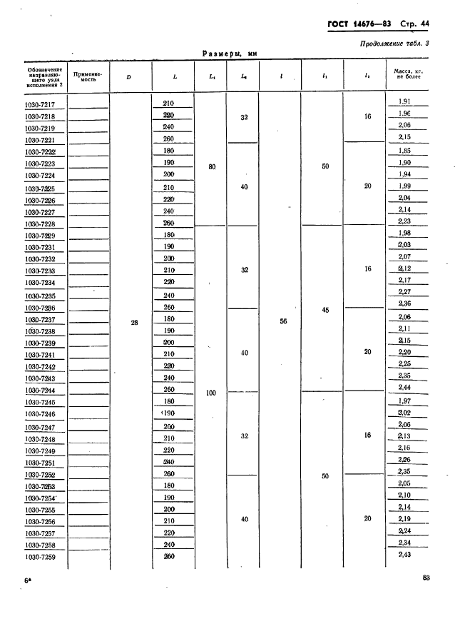 ГОСТ 14676-83,  45.