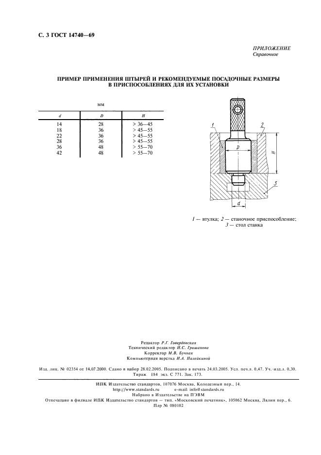 ГОСТ 14740-69,  4.