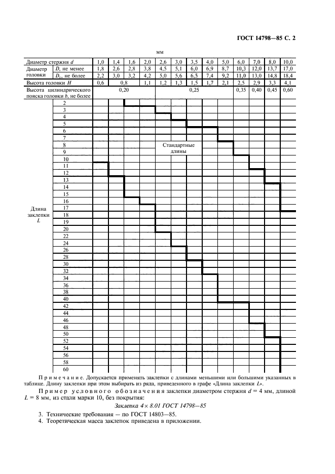 ГОСТ 14798-85,  3.