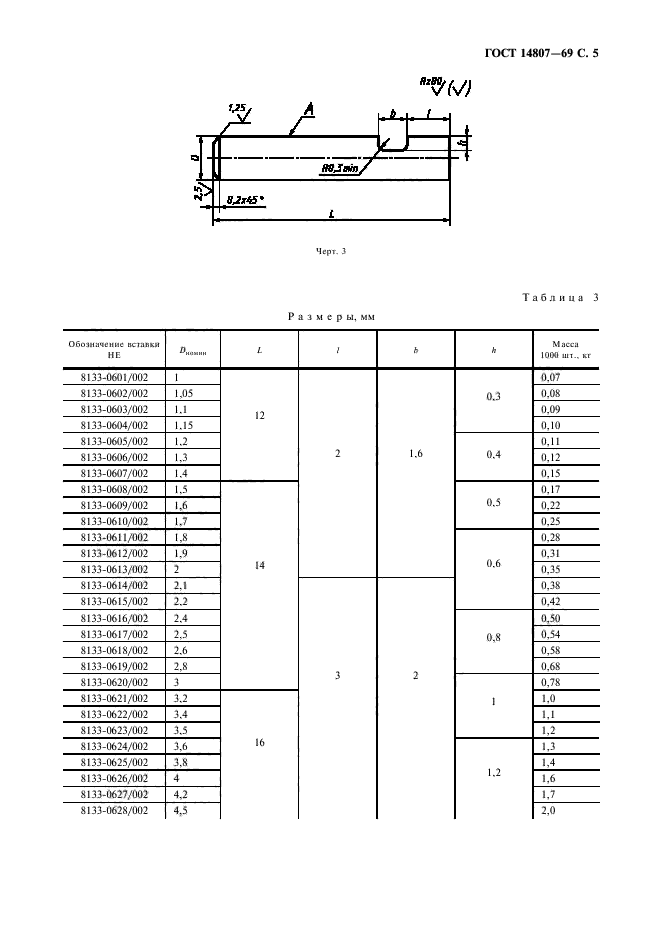 ГОСТ 14807-69,  6.