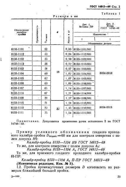 ГОСТ 14812-69,  2.