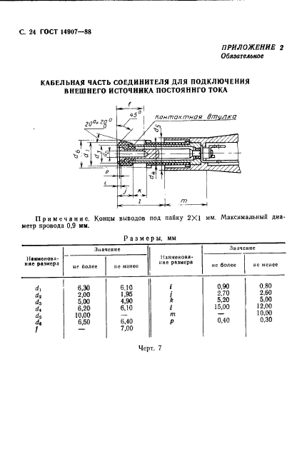 ГОСТ 14907-88,  25.