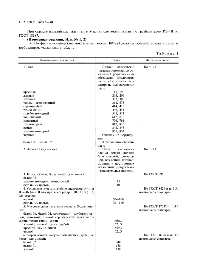 ГОСТ 14923-78,  3.