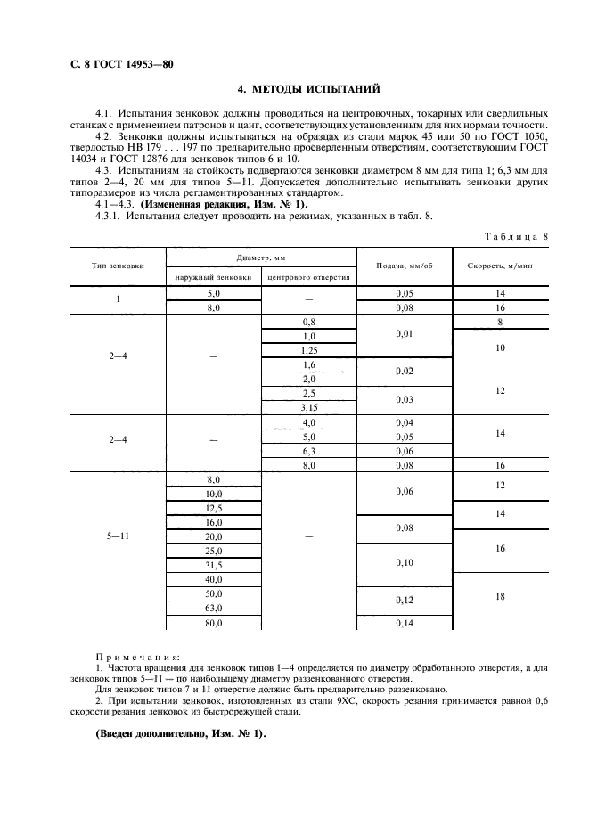 ГОСТ 14953-80,  9.