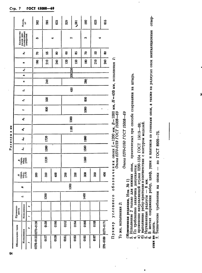 ГОСТ 15008-69,  7.