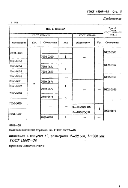 ГОСТ 15067-75,  8.