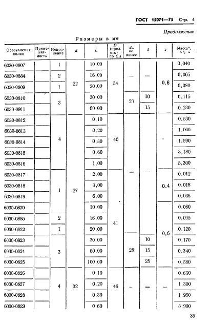 ГОСТ 15071-75,  4.