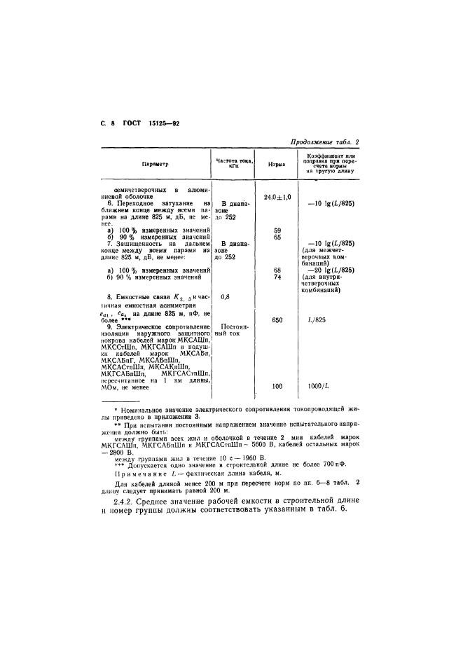 ГОСТ 15125-92,  9.