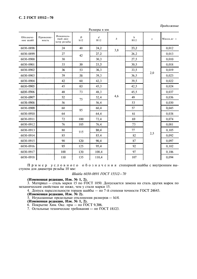 ГОСТ 15512-70,  3.