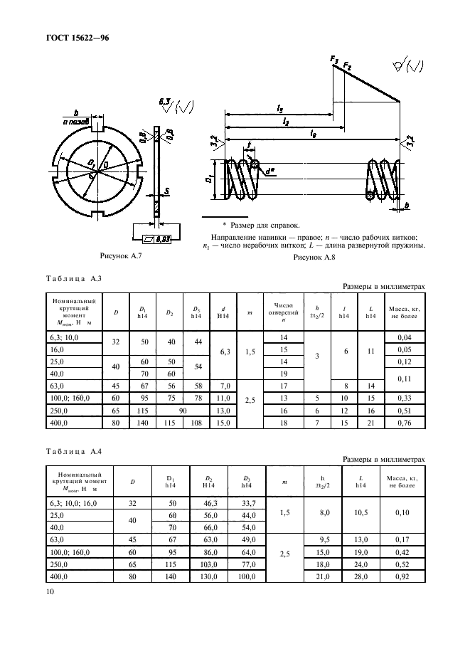 ГОСТ 15622-96,  12.