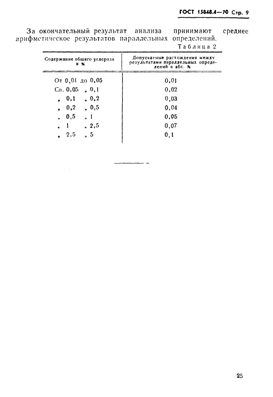 ГОСТ 15848.4-70,  9.