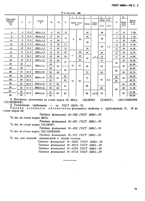 ГОСТ 16061-70,  2.