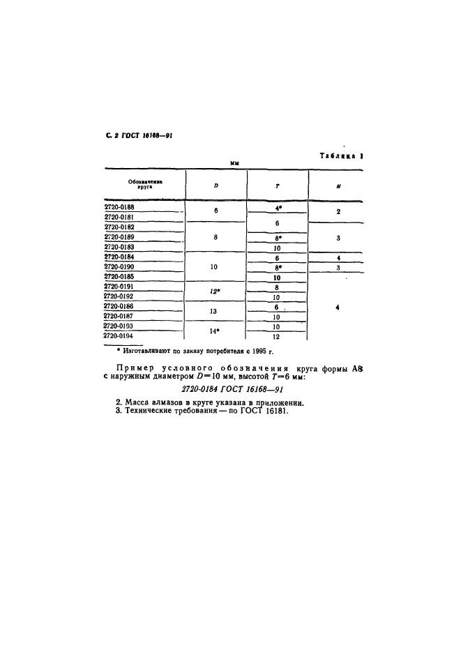 ГОСТ 16168-91,  3.