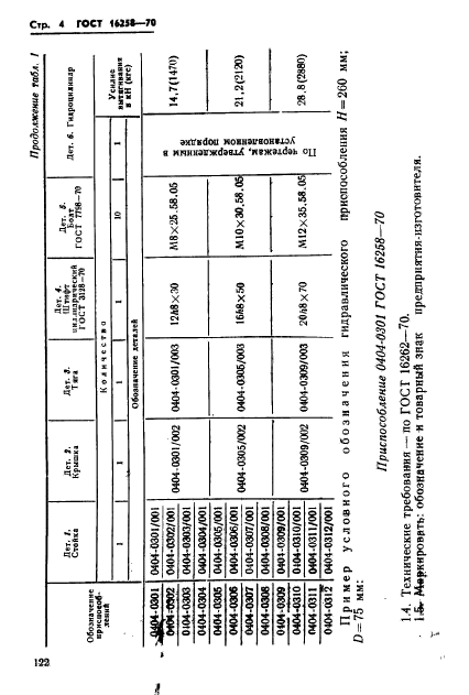 ГОСТ 16258-70,  4.