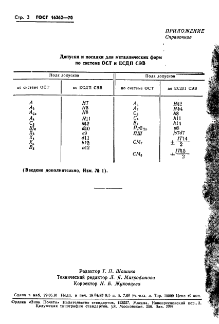 ГОСТ 16262-70,  3.