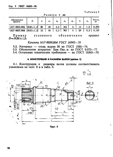 ГОСТ 16342-70,  9.