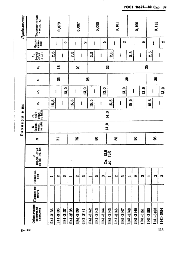 ГОСТ 16622-80,  39.