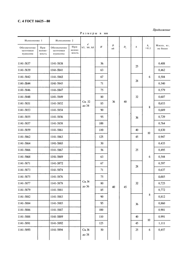 ГОСТ 16625-80,  5.