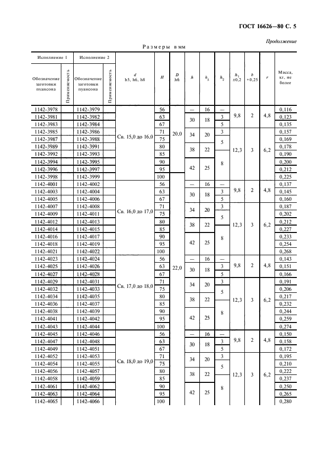 ГОСТ 16626-80,  6.