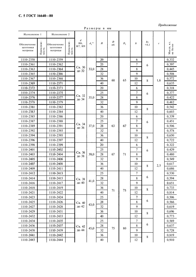 ГОСТ 16640-80,  6.