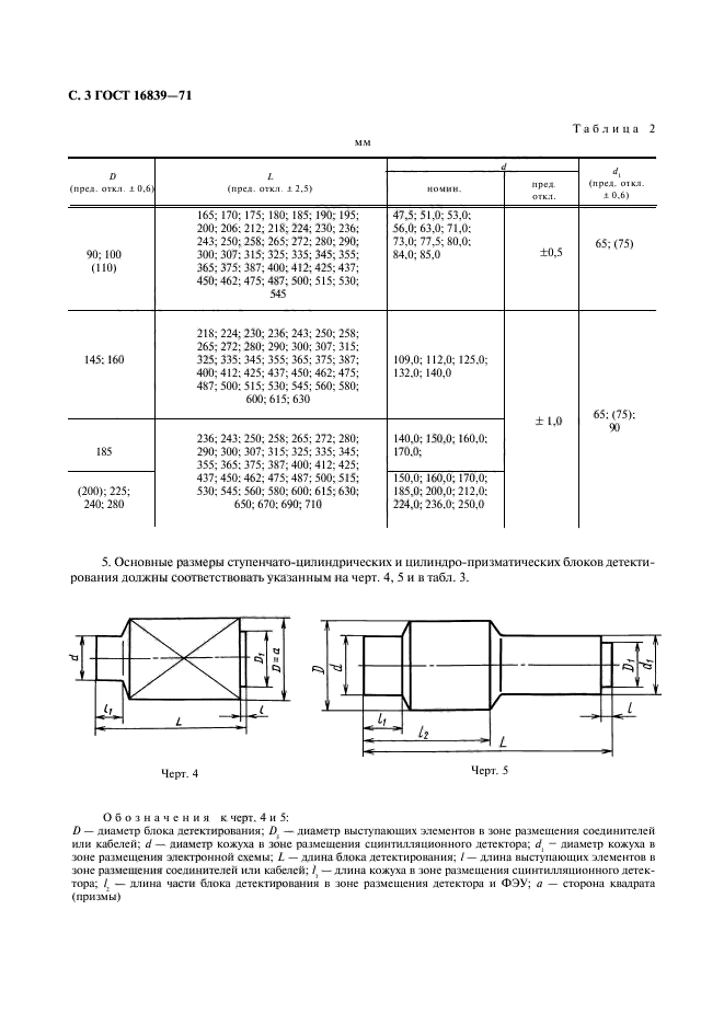 ГОСТ 16839-71,  4.