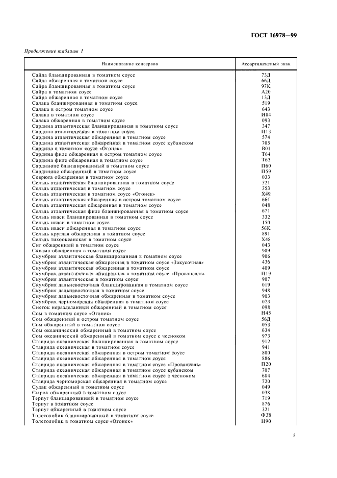 ГОСТ 16978-99,  7.