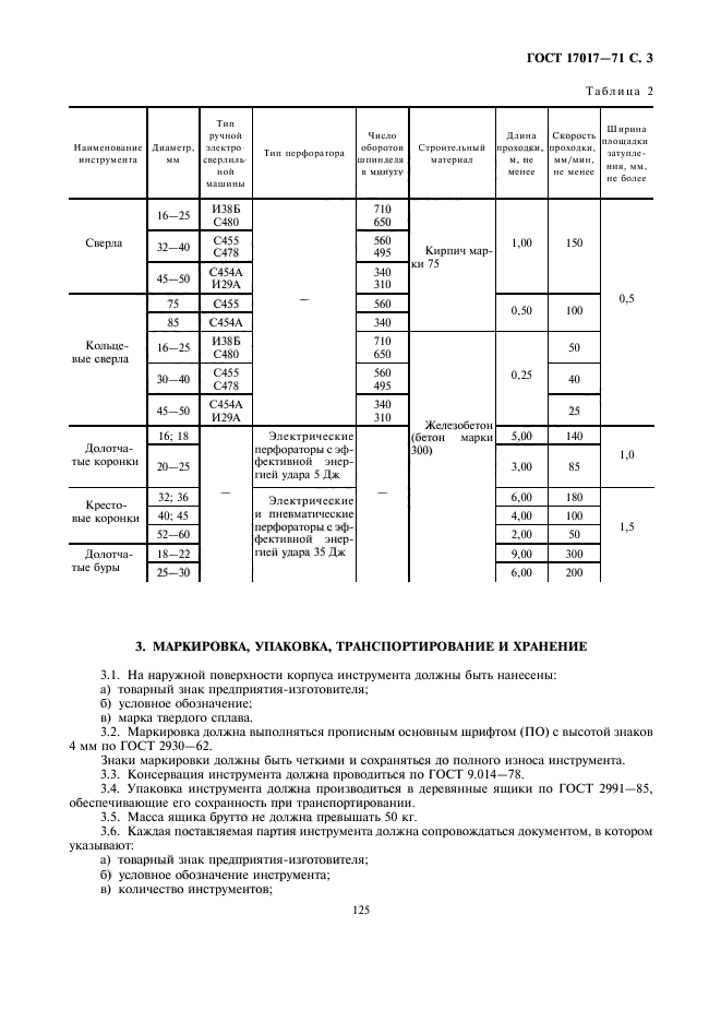 ГОСТ 17017-71,  3.