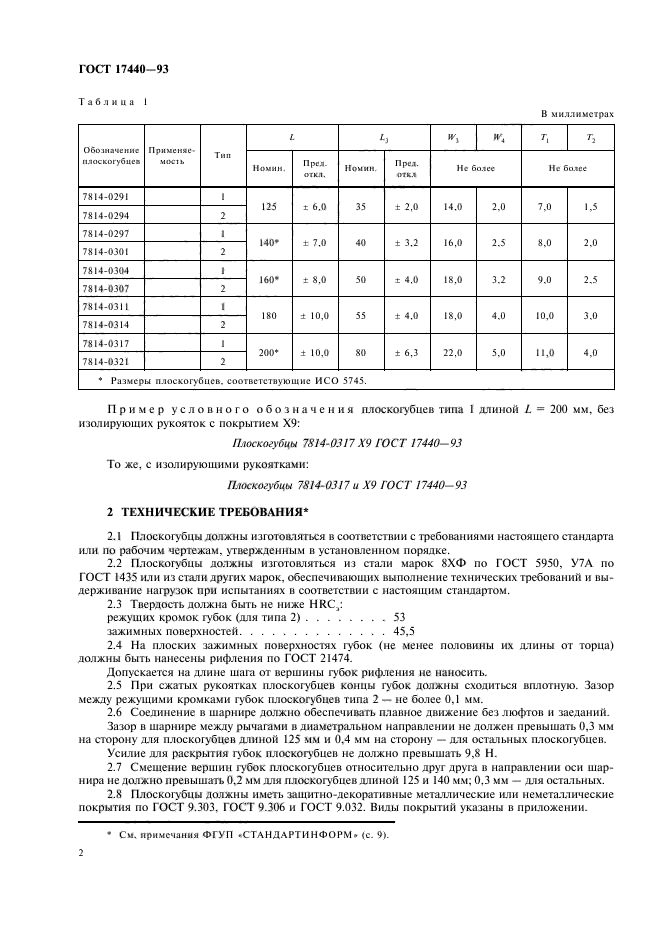 ГОСТ 17440-93,  4.