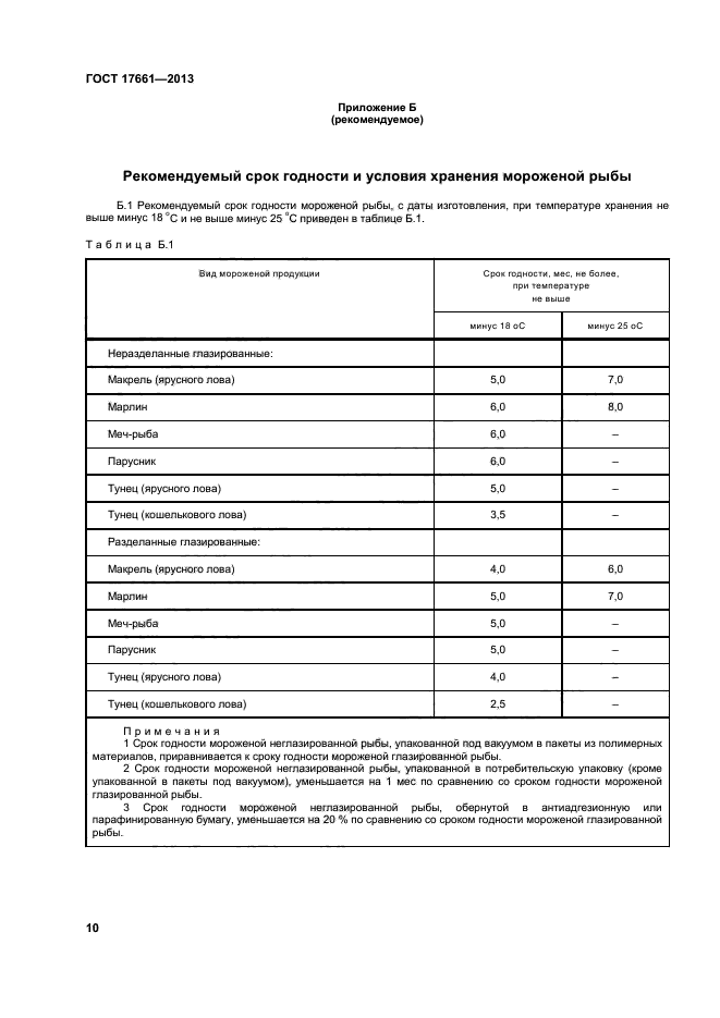 ГОСТ 17661-2013,  13.