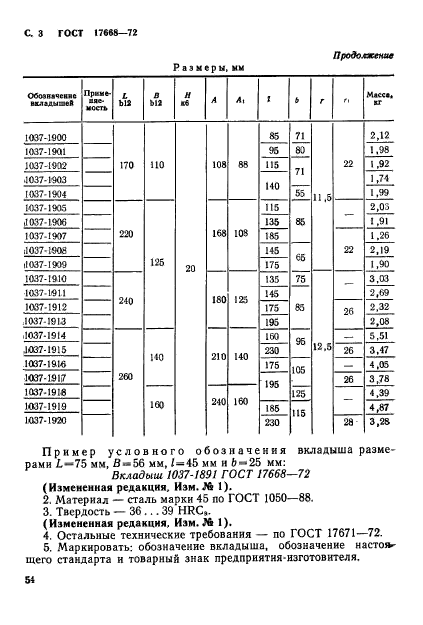 ГОСТ 17668-72,  3.