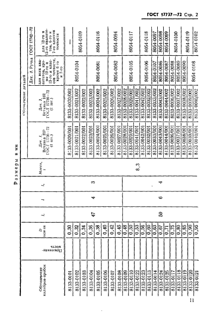 ГОСТ 17737-72,  2.