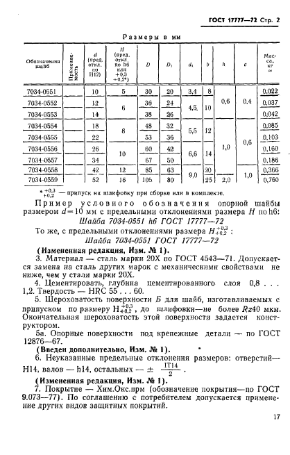 ГОСТ 17777-72,  2.