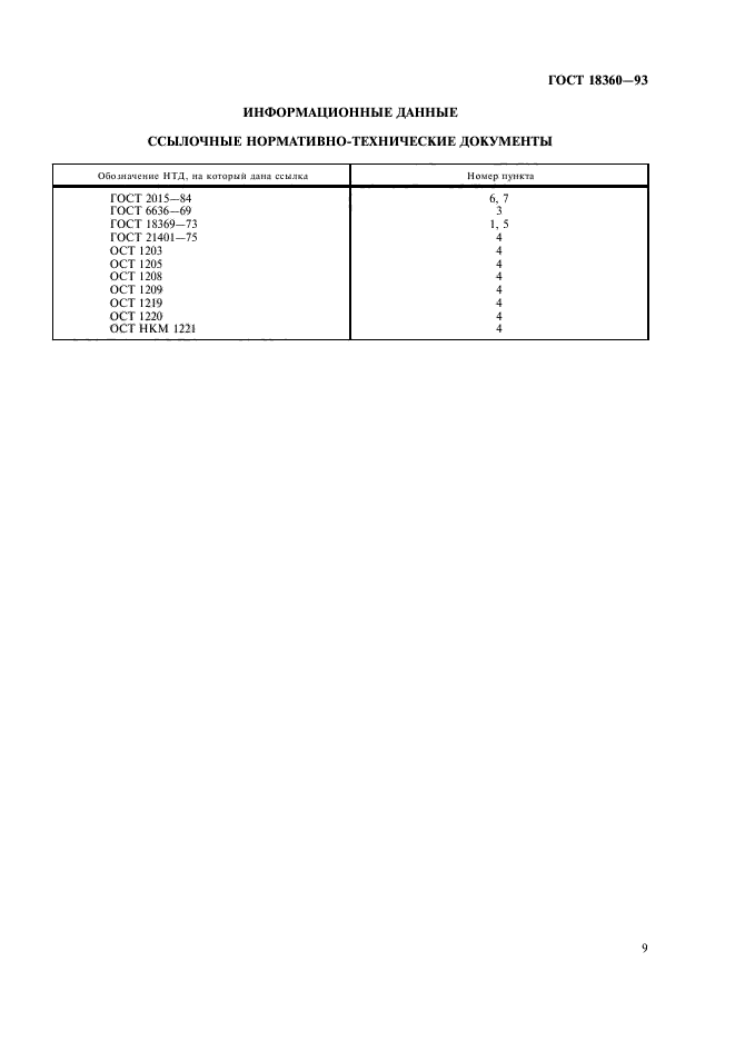 ГОСТ 18360-93,  11.